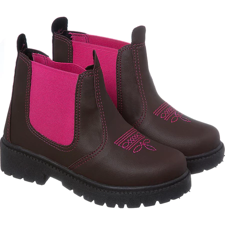 Bota feminina infantil texana 