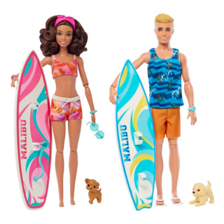 Barbie O Filme Dia de Surf com Acessórios - Mattel HPT49