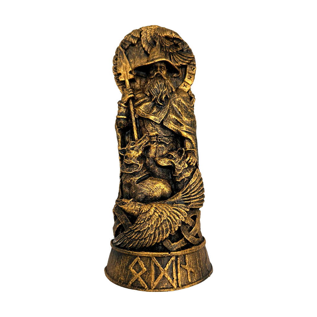 Placa Nordica Viking Odin Wicca Resina 20cm Wiccaa | Shopee Brasil