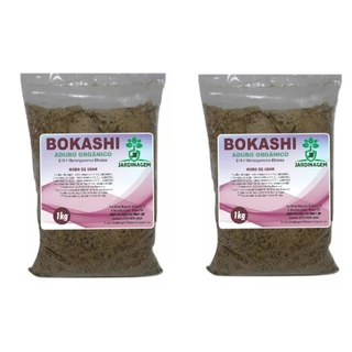 Kit de 2un de Bokashi Fertilizante Para Orquídeas Bonsais Flores Plantas em Geral 1Kg cd