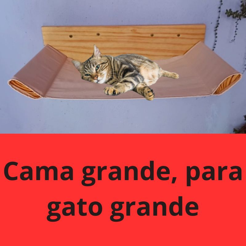 Cama Rede suspensa na parede para gato grande!!!!!