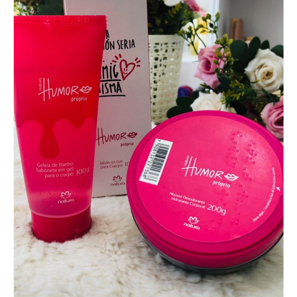Kit Mousse Desodorante Hidratante Corporal Humor Próprio + sabonete em ...