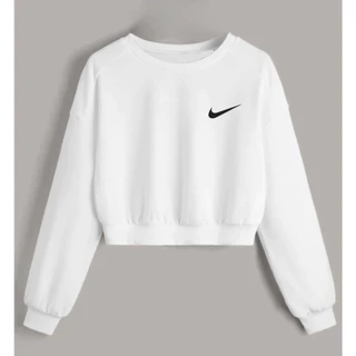 CROPPED MOLETOM FEMININO N.I.K.E. BLUSA OFERTA