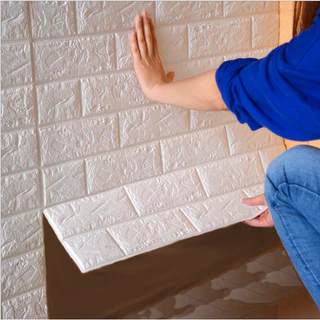 Painel 3d Tijolo Alto Relevo Autoadesivo Kit 20 Peças