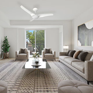 VENTILADOR DE TETO ALISEU SLIM COM CONTROLE REMOTO, DE PAREDE E BLUETOOTH.