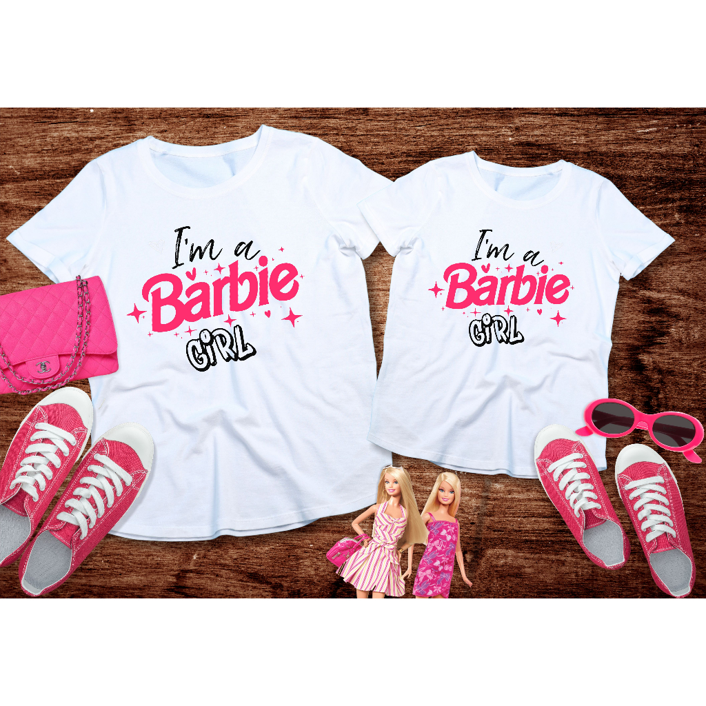 T-shirt Baby Look Barbie Girl