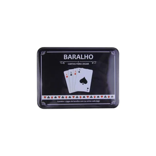 Baralho Estojo Lata