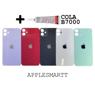 Tampa Traseira Fundo iPhone 11 de Vidro + COLA B7000 15ml Original