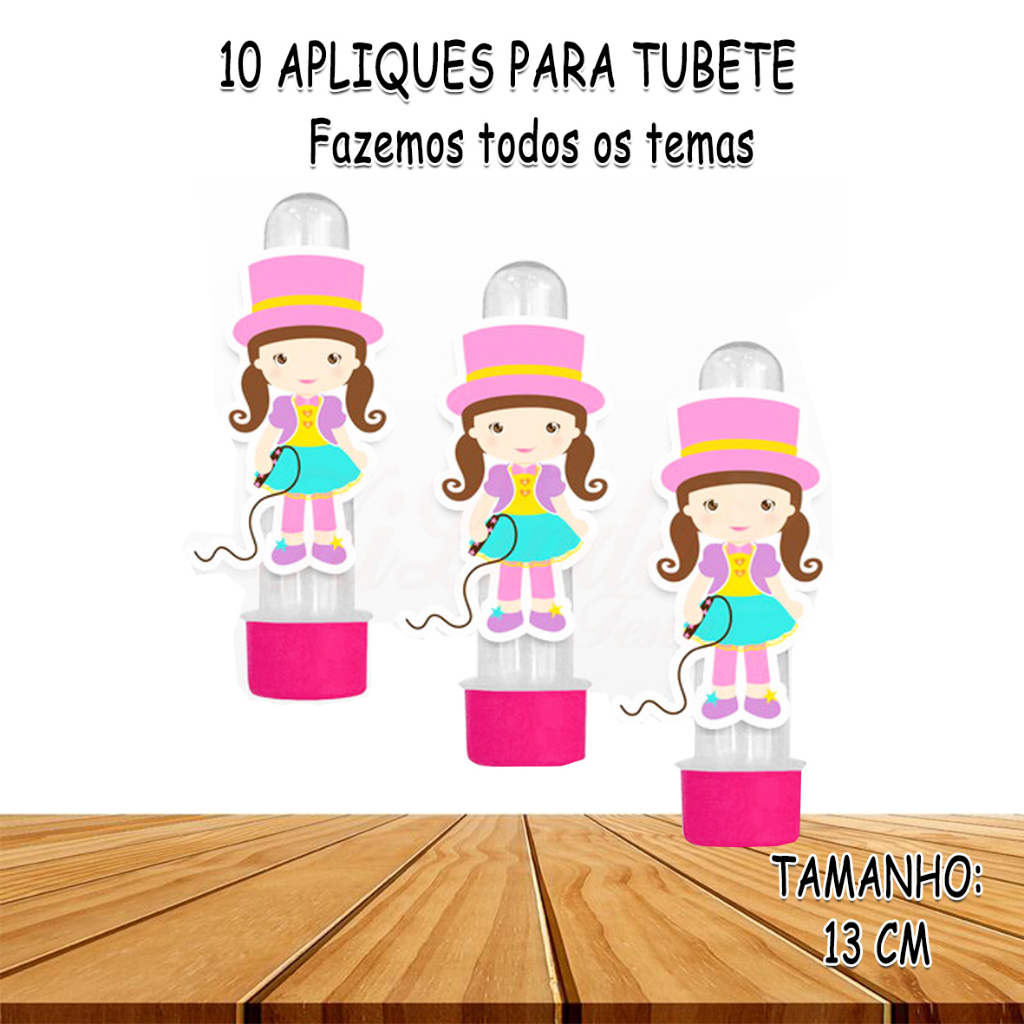 10 APLIQUE PARA TUBETE DE 13 CM (todos os temas, recortados) | Shopee ...