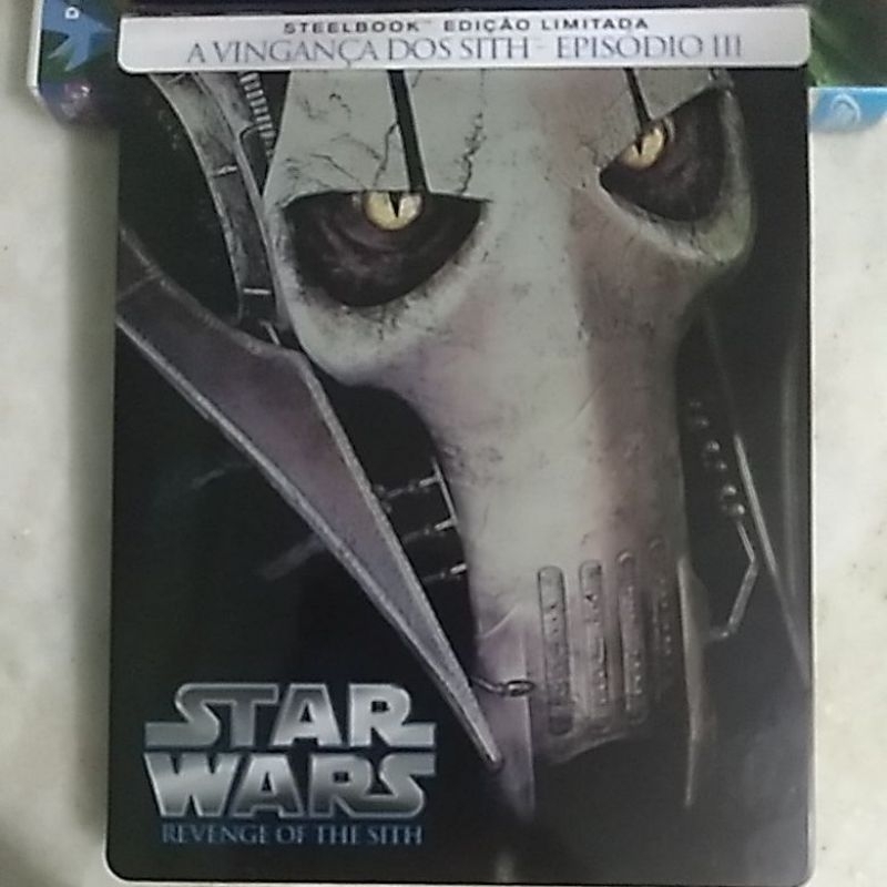 BLU-RAY STEELBOOK- STAR WARS - A VINGANÇA DOS SITH - EPISÓDIO III ...