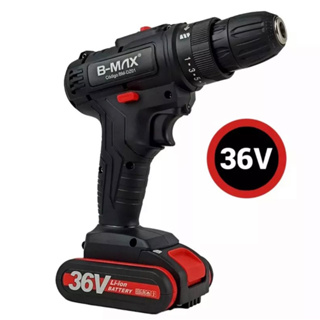 Furadeira e Parafusadeira Portátil com 2 baterias 36V + Kit Maleta com Acessórios - Bivolt