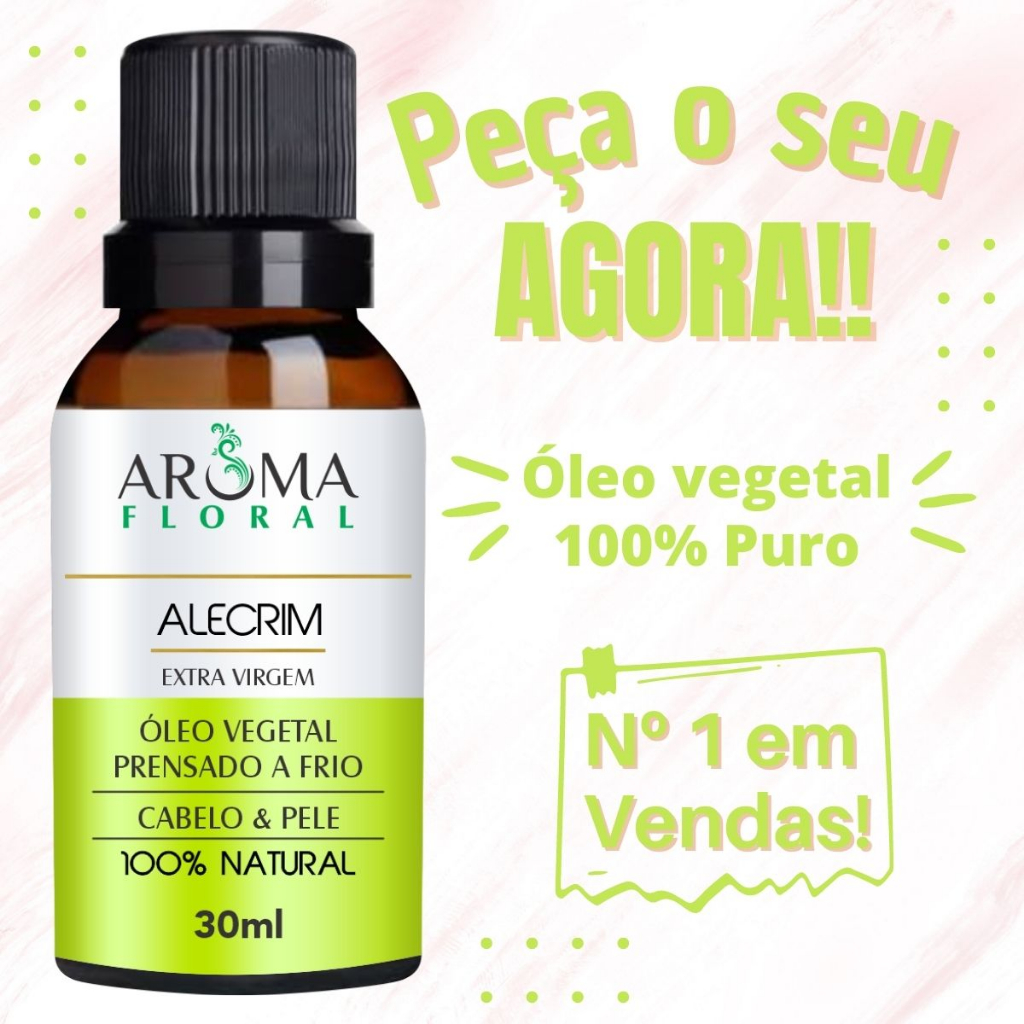 Óleo Vegetal De Alecrim 100 Puro E Natural Tratamento Capilar E Face 30ml Shopee Brasil 8118