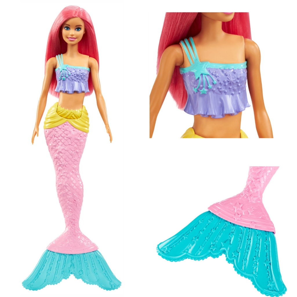 Boneca Barbie Sereia Dreamtopia Cabelo Rosa Original Mattel | Shopee Brasil