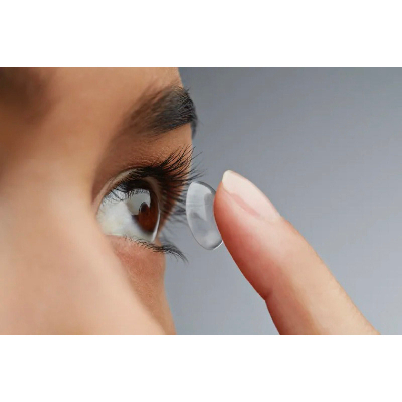 Lentes de Contato Incolor Com Grau Individual - Escorrega o Preço