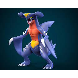 Pokemon Garchomp com 10 cm de altura