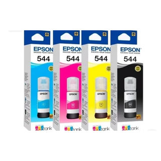 Kit Refil 4 Cores Tinta Epson T544 L3250 L3110 L3150 L3210 L5190 L1250