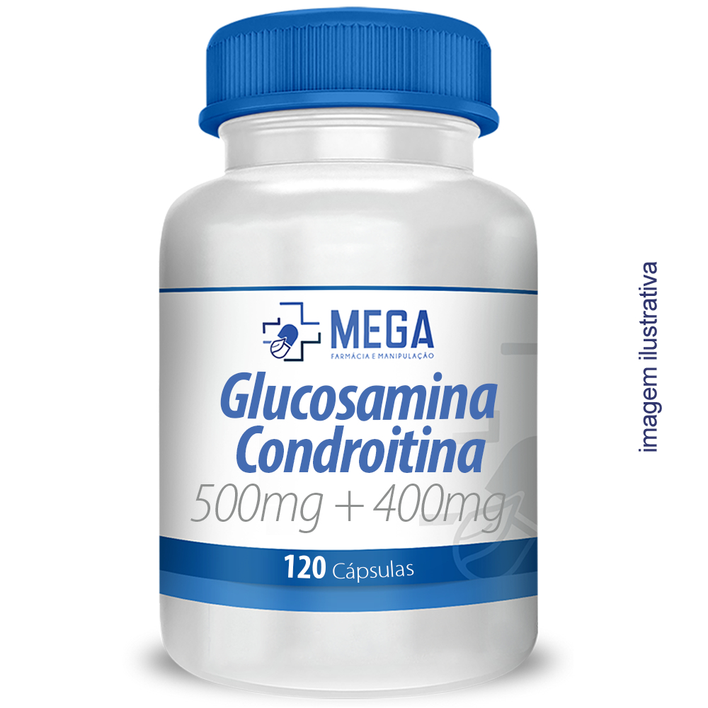 Glucosamina 500 Mg + Condroitina 400 Mg 120 Doses/240 cápsulas Shopee