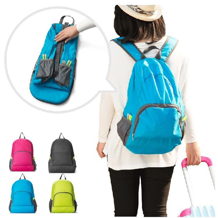 Imagem do produto Mochila Dobrável Compacta Impermeável Academia E Escola 1