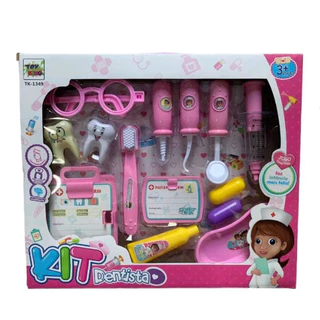 Kit Médica Dentista Brinquedo Infantil Doutora