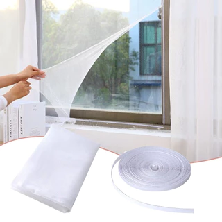 Tela Mosquiteiro Para Janela 1,5cm X 2,0cm Com Velcro Top Util Anti-inseto Mosquito Janela Com Autocolante Pernilongo Removivel