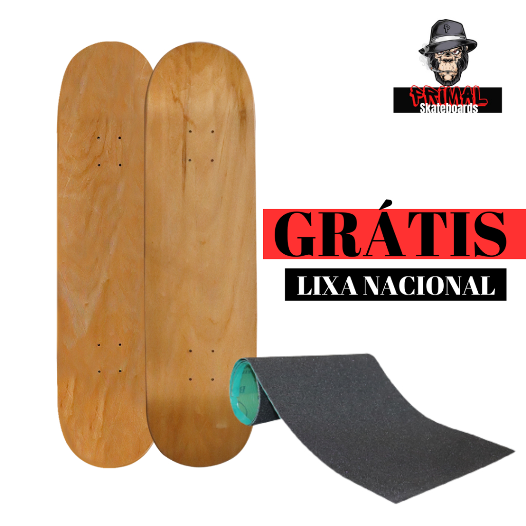 Shape Skate Marfim Liso Profissional Com Lixa Nacional Grátis