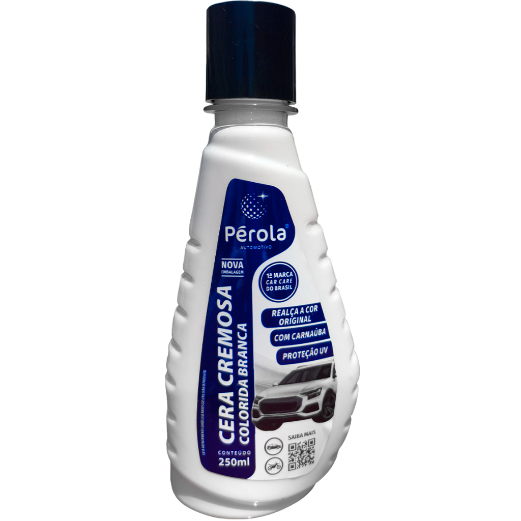 Cera Tira Riscos Automotivos Cor De Carro Branco 250ml | Shopee Brasil