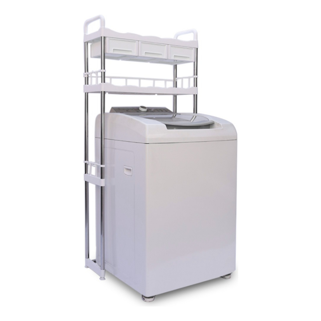 Rack Lavanderia Maquina De Lavar Organizadora 2 Prateleiras