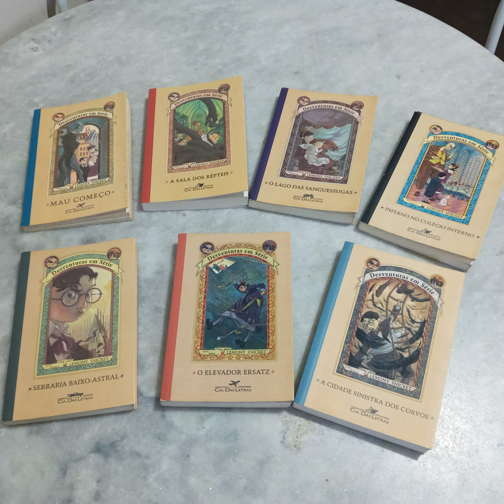 Livro: Desventuras em Série : volumes 1 - 7 : Lemony Snicket | Shopee ...