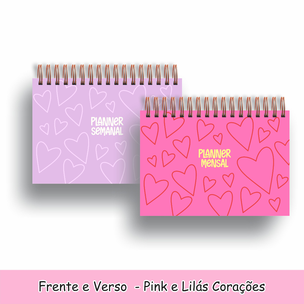 Planner Duo Fofo Semanal E Mensal ♡ Shopee Brasil