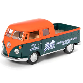 Miniatura kombi cabine dupla de serviço 1/34