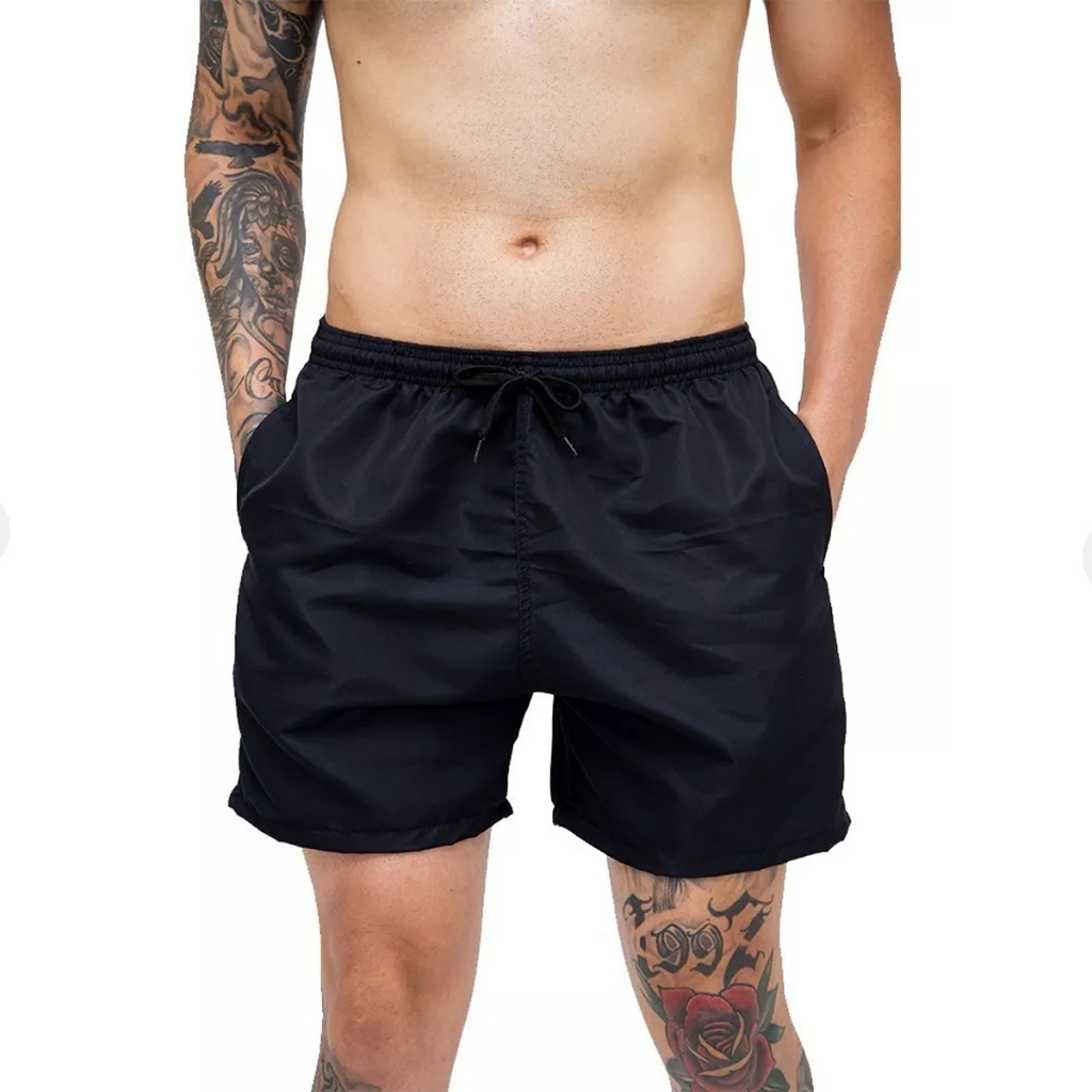 Short Masculino Bermuda Tactel Seca Rápido Mauricinho Academia Treino