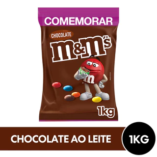M&M's Confeito 1KG Chocolate ao Leite - Original Mars