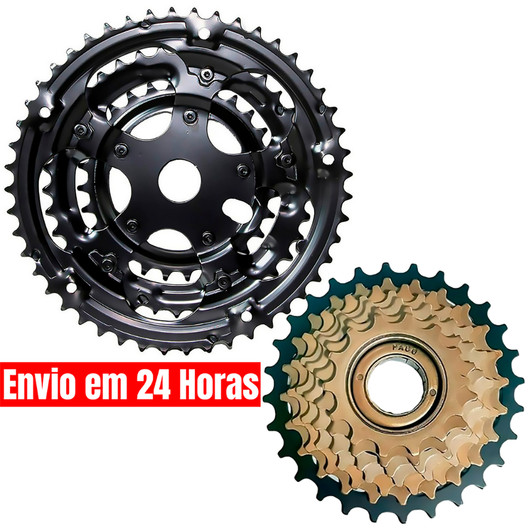 Catraca de Bicicleta 6v, 7v Roda Livre Com Rosca 18 e 21 Marchas ...