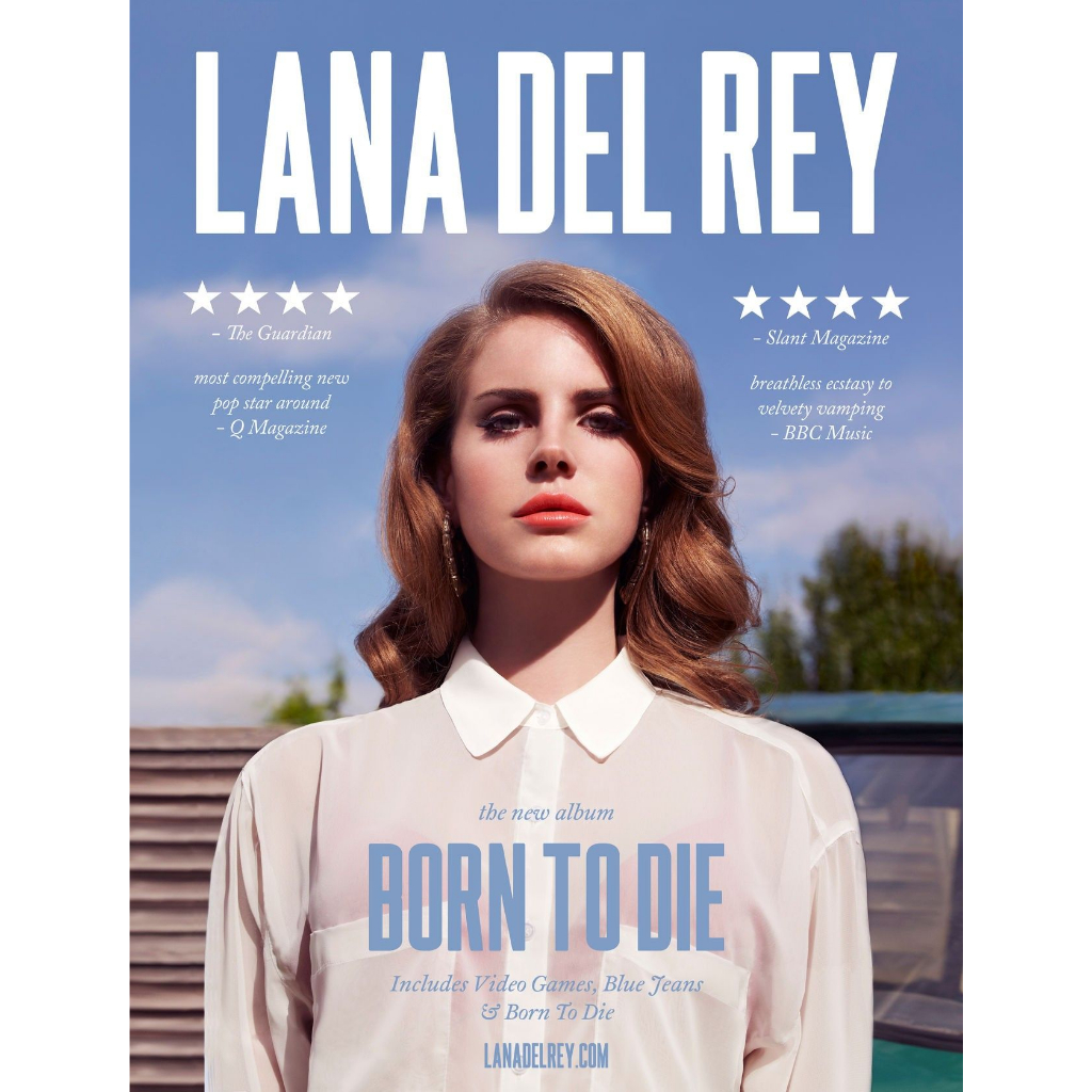 Poster Lana Del Rey 42x30cm Tamanho Grande Capa de Álbum