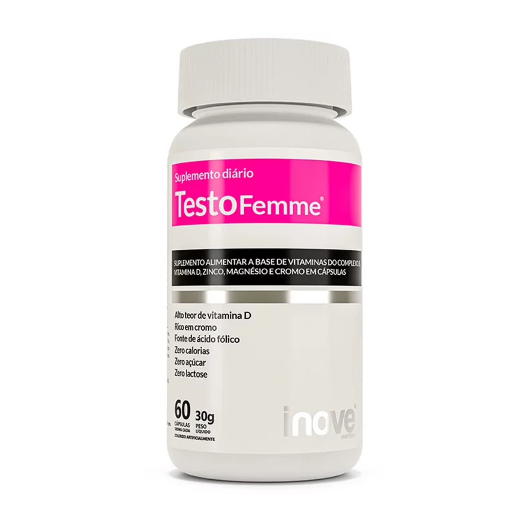 Testofemme - Fórmula Feminina 30 cápsulas - Inove Nutrition ...