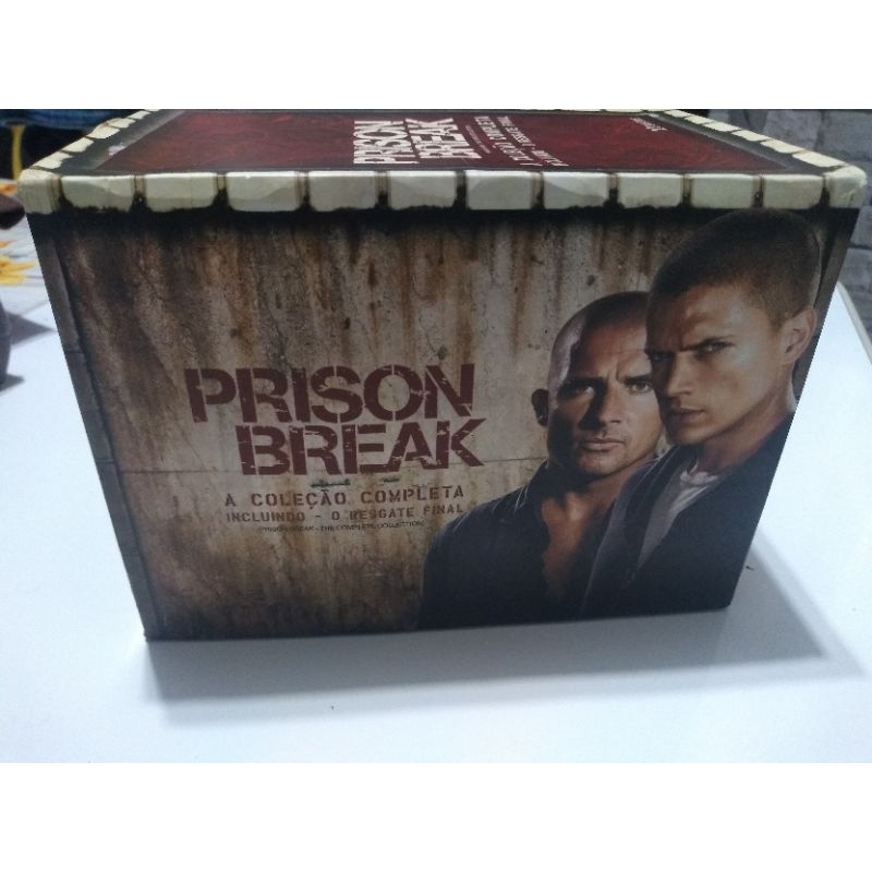 Box DVD Prison Break completo + Filme. Shopee Brasil