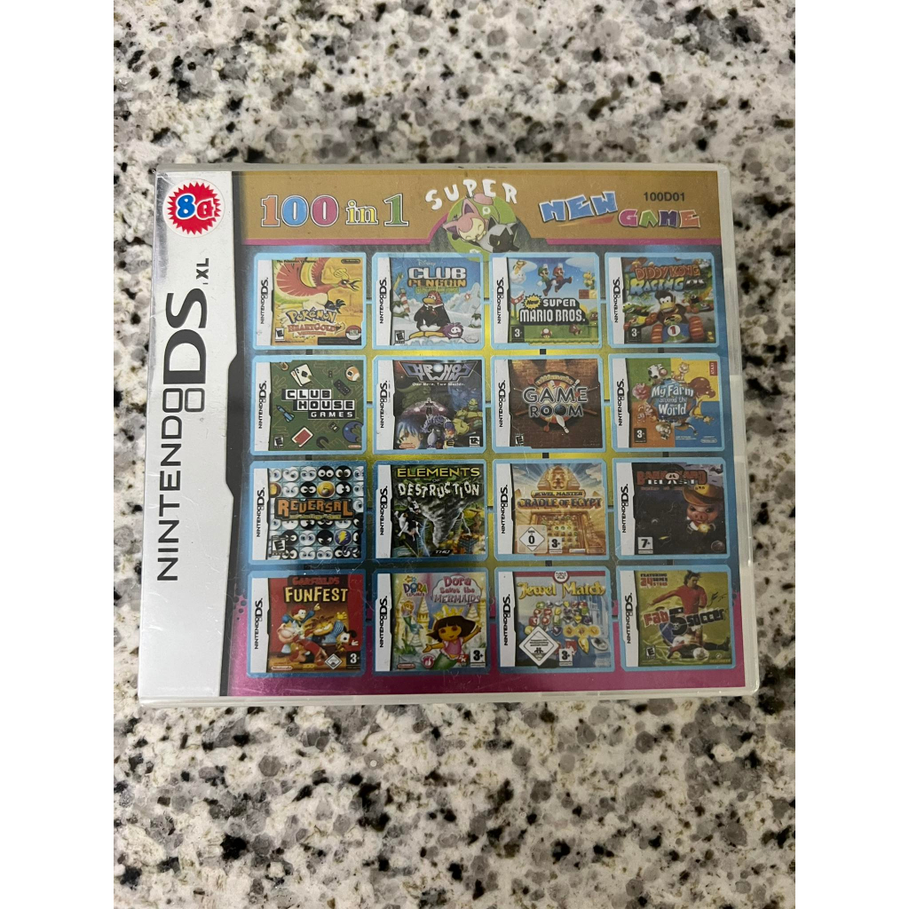 Cartucho Nintendo DS 100 Jogos em 1 Shopee Brasil