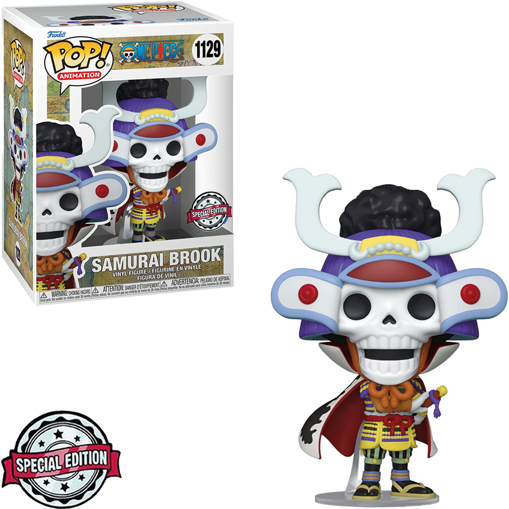 Funko Pop! 1129 SAMURAI BROOK One Piece EXCLUSIVO Edição Especial