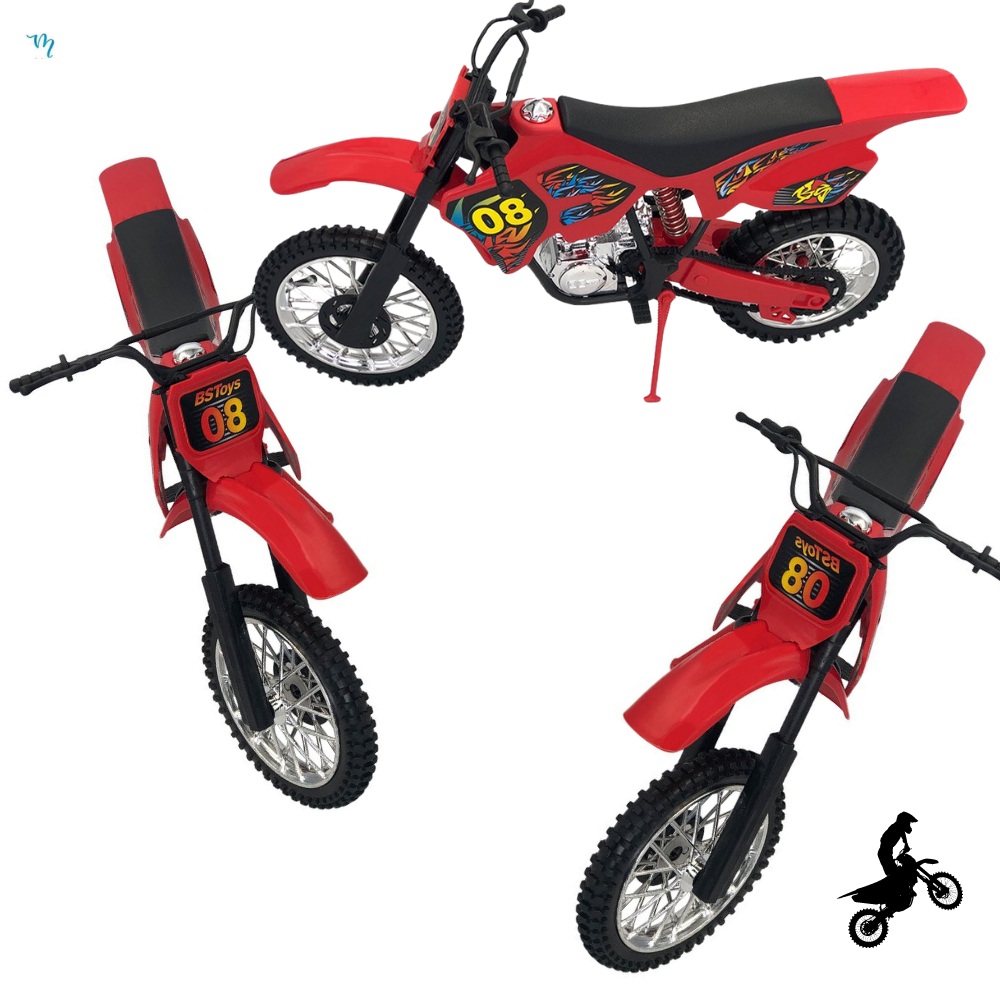 Brinquedo Moto Motocross Big Cross vermelha bs Toys em Promoção na  Americanas