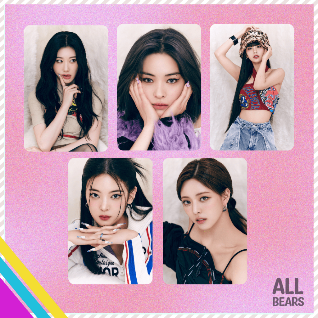 Itzy Cheshire Concept Fanmade Cards Photocards Kpop Yeji Yuna