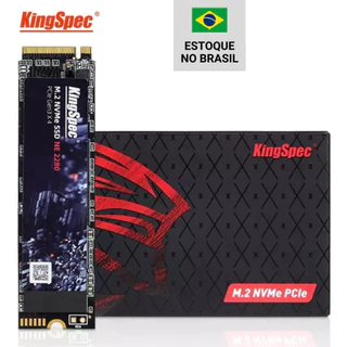 SSD M2 NVMe PCle Kingspec 1 TB, 512 GB, 256 GB e 128 GB (Novo, Original / Pronta Entrega)