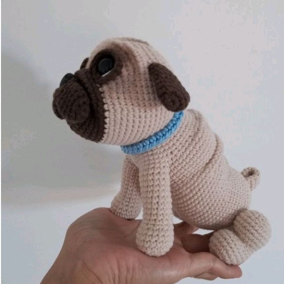 Pj Pug a Pillar Crochet 