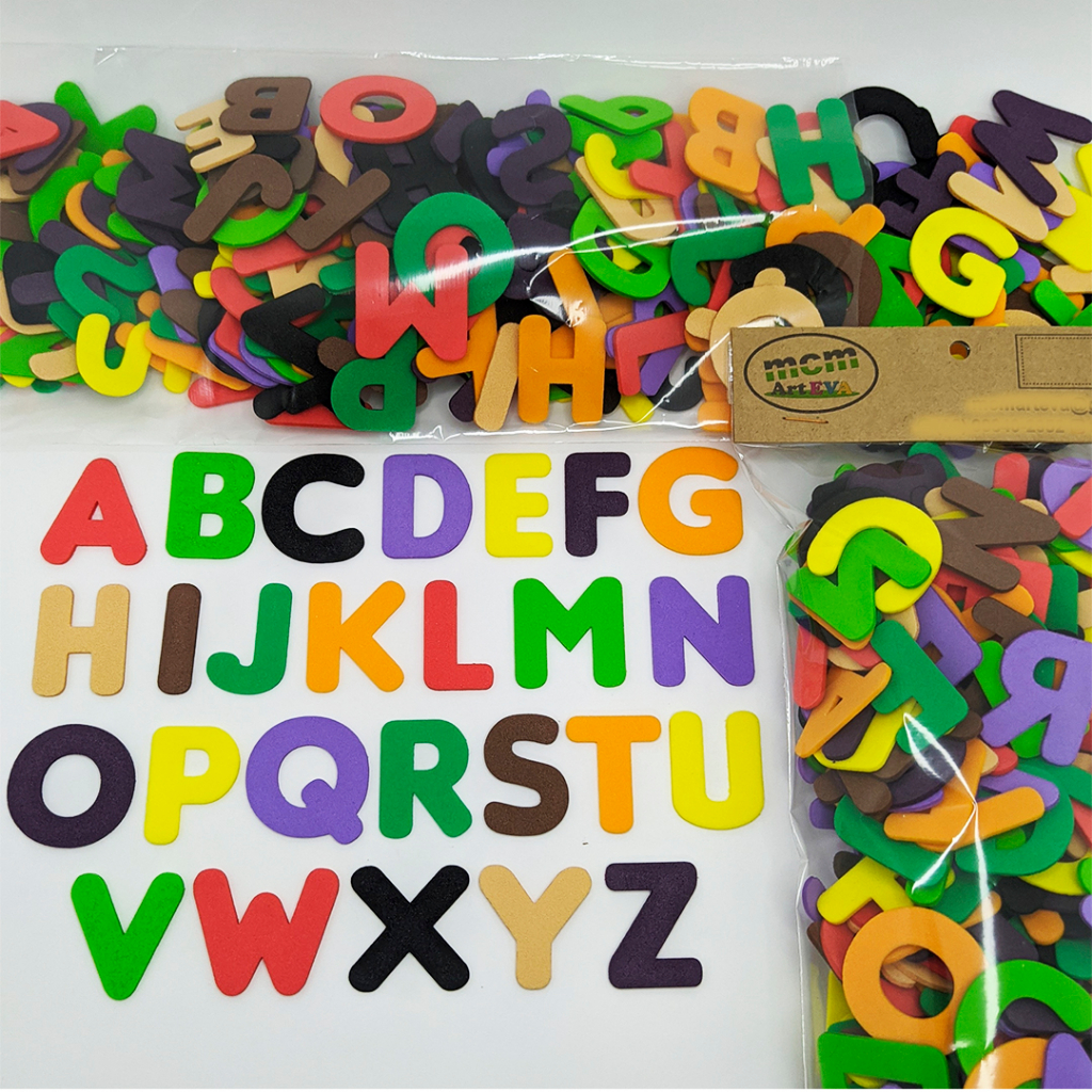 LETRAS em EVA alfabeto 520 Letras | Shopee Brasil