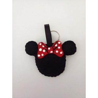 100 Chaveiros Mickey e Minnie em Feltro