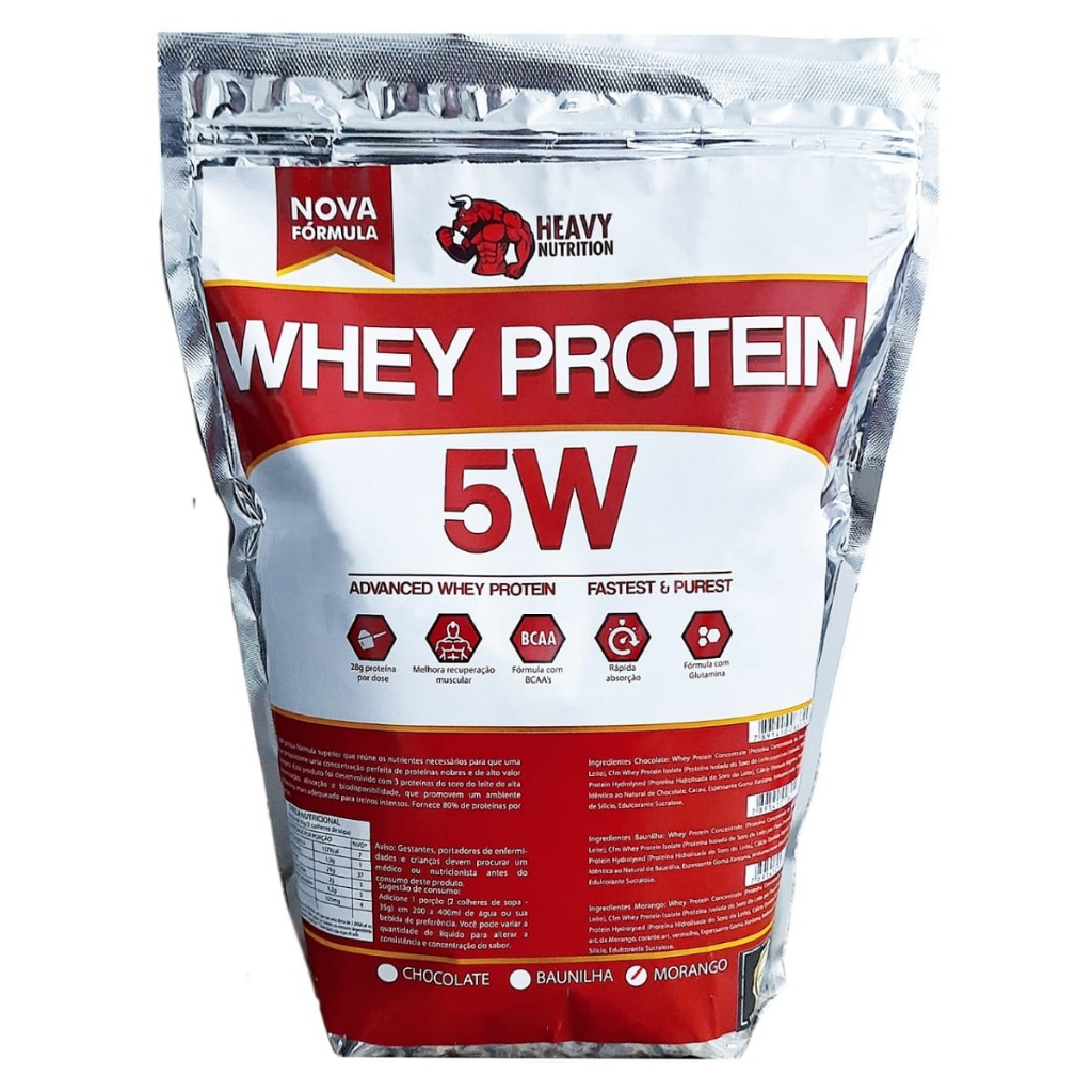 Whey Protein Isolado Concentrado Hidrolisado Heavy Nutrition 2kgs
