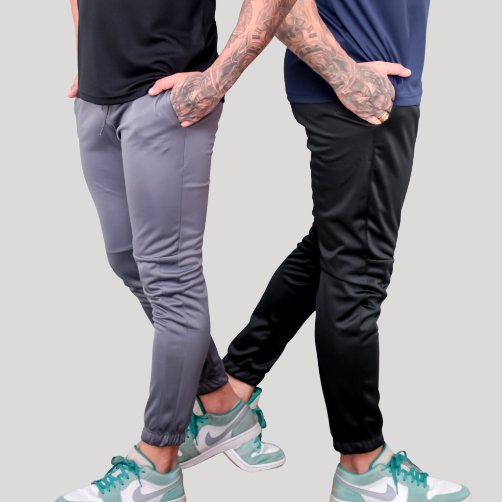 Kit 2 Calças Jogger Malha Esportiva Para Treino e Academia