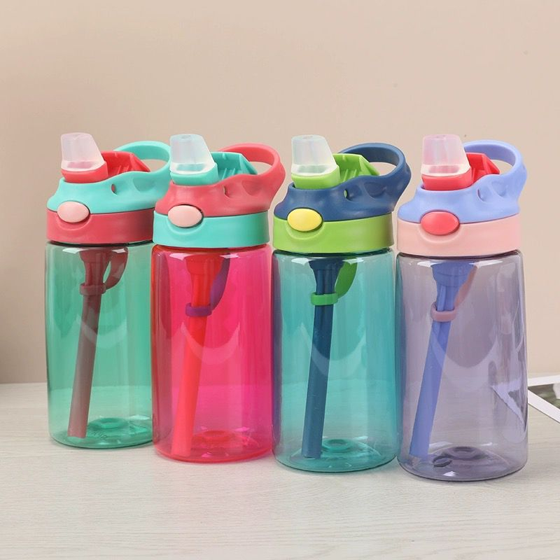 Garrafa Infantil Com Canudo Flip Squeeze - 480ml