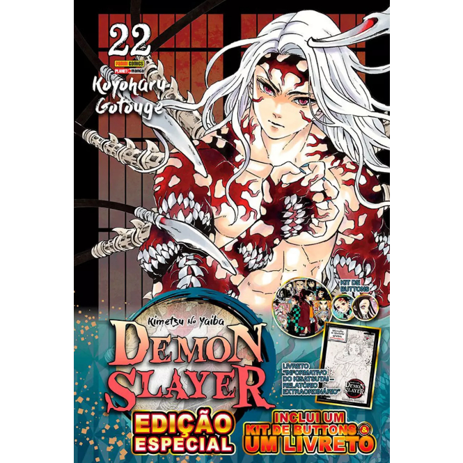 Demon Slayer, Kimetsu No Yaiba  Mangá Volume 11 Ao 16 - Kit