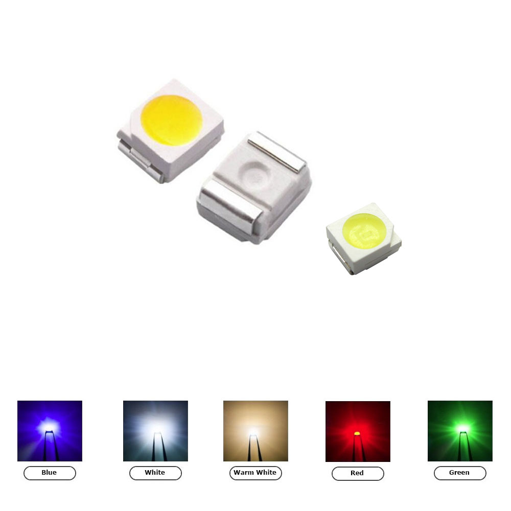 Leds Smd 0805 1206 3528 5730 e 5050 (25 Unidades)
