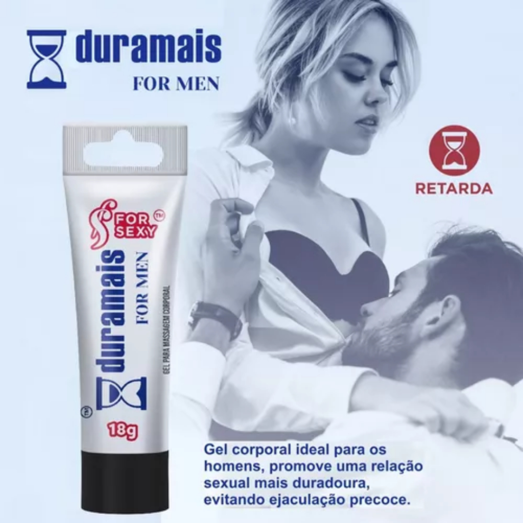 DURAMAIS GEL MASCULINO RETARDA EJACULAÇÃO 18G FORSEXY